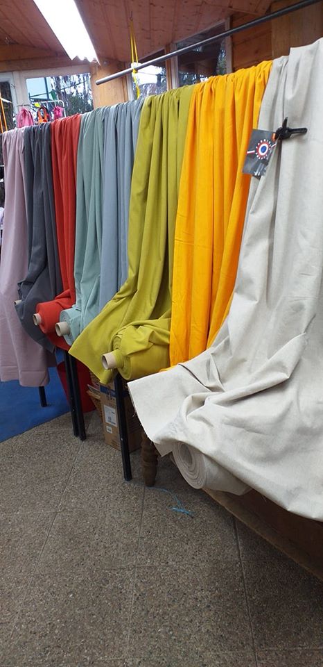 Tissu Lin lavé - Coloris extra - 280 de large - 10 euros le mètre